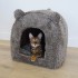 Brown Teddy Bear Cat Bed - Kassivoodi