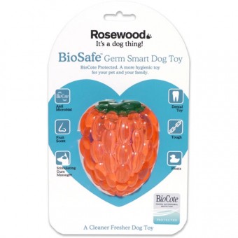Biosafe Raspberry - Antibakteriaalne mänguasi koertele, vaarikas