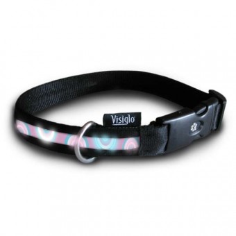 Visiglo Fashion Dog Collar L - Valgustuv kaelarihm koerale